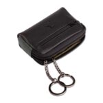 Κλειδοθήκη Δερμάτινη - Πορτοφολάκι 7.DOTS Neptune 50-006 Μαύρη-Πράσινη - Image 4