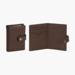 Aeronautica Militaite AM-260 Mag Wallet Δερμάτινο Πορτοφόλι  Καρτών RFID Καφέ - Image 3