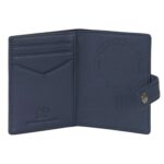 Aeronautica Militaite AM-260 Mag Wallet Δερμάτινο Πορτοφόλι  Καρτών RFID Μπλέ - Image 3
