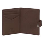 Aeronautica Militaite AM-260 Mag Wallet Δερμάτινο Πορτοφόλι  Καρτών RFID Καφέ - Image 2