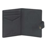 Aeronautica Militaite AM-260 Mag Wallet Δερμάτινο Πορτοφόλι  Καρτών RFID Μαύρο - Image 2