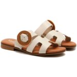 Eva Frutos Γυναικεία Δερμάτινα Σανδάλια 3007 Beige - Image 6