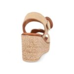 Eva Frutos Γυναικείες Δερμάτινες Πλατφόρμες  5816 Beige - Image 4