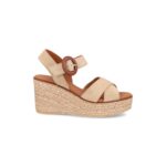 Eva Frutos Γυναικείες Δερμάτινες Πλατφόρμες  5816 Beige - Image 2