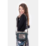 Anekke Τσάντα Χιαστί Real 3-compartment medium crossbody bag 41703-062 - Image 6