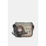 Anekke Τσάντα Χιαστί Real 3-compartment medium crossbody bag 41703-062 - Image 8