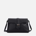 Y Not? ZOE003F6 Γυναικεία Τσάντα 'Ωμου Black