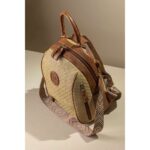 Μεσαίο Backpack με πολλά τσεπάκια και υφή ψάθας Fragola FE252 - Image 2