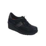 Pepe Saenz Δερμάτινα Γυναικεία Oxfords 20867 Μαύρα - Image 2