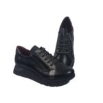 Pepe Saenz Δερμάτινα Γυναικεία Oxfords 2276 Μαύρα - Image 5