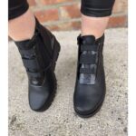 Pepe Saenz Δερμάτινα Γυναικεία Μποτάκια 20869 Μαύρα - Image 5