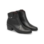 Pepe Saenz Δερμάτινα Γυναικεία Μποτάκια 21240 Μαύρα - Image 2