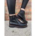 Pepe Saenz Δερμάτινα Γυναικεία Μποτάκια  20304 Μαύρα - Image 6