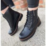 Pepe Saenz Δερμάτινα Γυναικεία Μποτάκια  20304 Μαύρα - Image 7