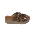 Eva Frutos Γυναικεία Δερμάτινα Σανδάλια 773 Leopardo - Image 2