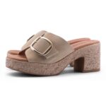 Eva Frutos Γυναικεία Δερμάτινα Mules  6711 Beige - Image 4