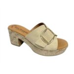 Eva Frutos Γυναικεία Δερμάτινα Mules  6711 Beige