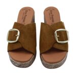 Eva Frutos Γυναικεία Δερμάτινα Mules  6711 Muscade - Image 3