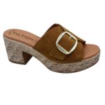 Eva Frutos Γυναικεία Δερμάτινα Mules  6711 Muscade