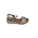 Eva Frutos Γυναικείες Δερμάτινες Πλατφόρμες 6412 Beige - Image 2