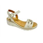 Eva Frutos Γυναικείες Δερμάτινες Πλατφόρμες 6412 Beige