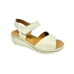 Eva Frutos Γυναικείες Δερμάτινες Πλατφόρμες 6426 Beige