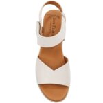 Eva Frutos Γυναικείες Δερμάτινες Πλατφόρμες 6426 Beige - Image 3