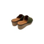 Eva Frutos Γυναικείες Δερμάτινες Πλατφόρμες 6567 Kaki - Image 6