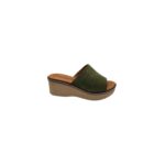 Eva Frutos Γυναικείες Δερμάτινες Πλατφόρμες 6567 Kaki - Image 2