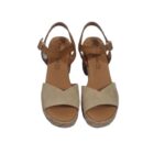Eva Frutos Γυναικεία Δερμάτινα Πέδιλα 6737 Beige - Image 4