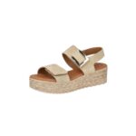 Eva Frutos Γυναικείες Δερμάτινες Πλατφόρμες 724 Beige - Image 3