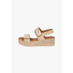 Eva Frutos Γυναικείες Δερμάτινες Πλατφόρμες 724 Beige - Image 4